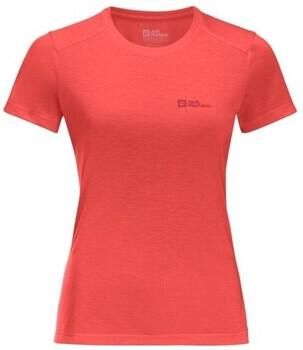 Jack Wolfskin Vonnan S|S T-Shirt Women Functioneel shirt Dames XL vibrant red Vibrant Red
