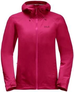 Jack Wolfskin Highest Peak Jacket Women Regenjack Dames S cranberry - Foto 2