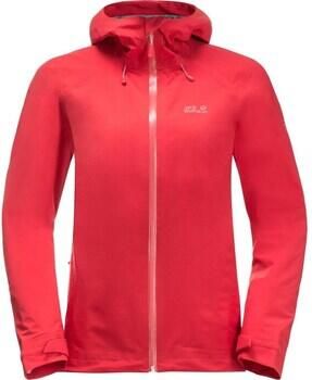 Jack Wolfskin Highest Peak Jacket Women Regenjack Dames S tulip red tulip red - Foto 3
