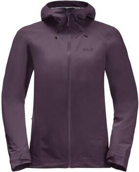 Jack Wolfskin Highest Peak Jacket Women Regenjack Dames L violet grapevine - Foto 2