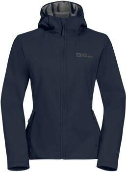 Jack Wolfskin Bornberg Hoody Women Softshelljack Dames XXL blue night blue