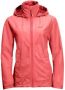 Jack Wolfskin Evandale Jacket Women Regenjack Dames XS desert rose desert rose - Thumbnail 1