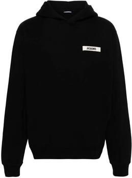 Jacquemus Capuchon sweaters LE HOODIE LE GROS GRAIN BLACK