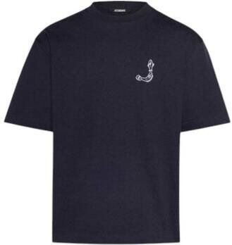 Jacquemus Stijlvolle T-shirts en Polos Blue Heren
