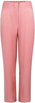 JANSEN AMSTERDAM Dames Broeken Orelie Broek Ws 420 Long Wide Without Wasitband Elastic At Back Roze - Foto 8