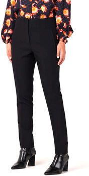 Jansen Amsterdam Chino Broek Juffrouw Jansen WQ440 Woven Pants High Waisted Isa Black