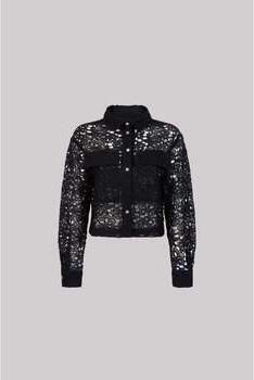 Jansen Amsterdam Onderhemd FAE JASJE CL crochet long sleeve black