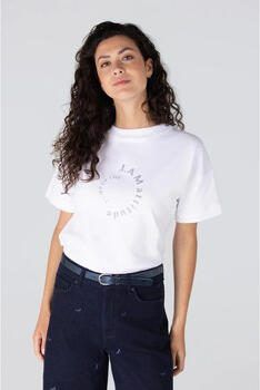 Jansen Amsterdam T-shirt Korte Mouw Lara Shirt CO138 White