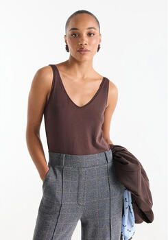 Jansen Amsterdam Top River TC309 Tencel Dark Brown