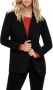 Jacqueline de Yong Korte Mouw Zwarte Blazer ModelOFB Black Dames - Thumbnail 3