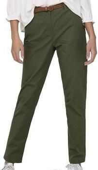 JDY regular fit chino CHICAGO grijsbruin