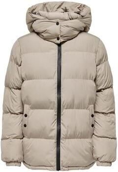 JDY gewatteerde winterjas ESTA ecru