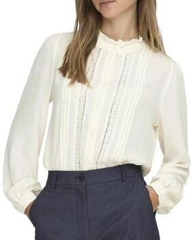 JDY Blouse met ruches ELLIS L S LACE SHIRT WVN NOOS - Foto 3