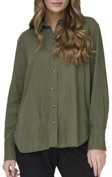 JDY Overhemdblouse SAY L S LINEN LOOSE SHIRT WVN NOOS - Foto 7