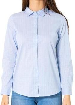 Jacqueline de Yong Lichtblauwe Pinstripe Damesoverhemd Blue Dames - Foto 8
