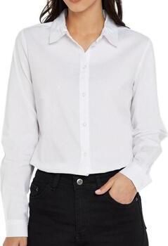 Jacqueline de Yong Klassieke Witte Blouse met Lange Mouwen White Dames - Foto 11