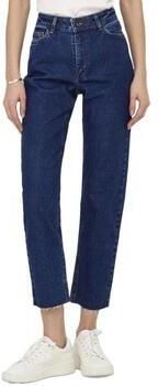 JDY high waist straight leg jeans LULLU dark blue denim - Foto 4