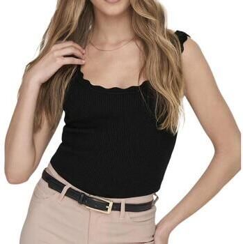 JDY Gebreide top NANNA S L SCALLOP EDGE TOP KNT NOOS