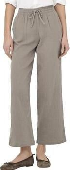 JDY wide leg regular waist casual broek lichtkaki - Foto 2