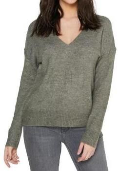 Jacqueline de Yong Lange Mouw V-hals Trui Vrouwen Green Dames - Foto 4