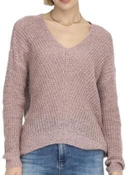 Jacqueline de Yong V-hals gebreide kleding Pink Dames - Foto 3