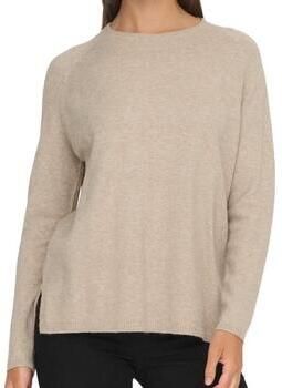 Jacqueline de Yong Split Hals Gebreide Trui Beige Dames - Foto 2