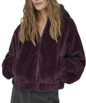 JDY Ola Faux Fur Hood Jas Dames - Foto 2