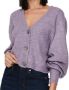 Jacqueline de Yong Stijlvolle Gebreide Cardigan voor Vrouwen Purple Dames - Thumbnail 2