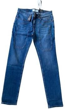 Jeckerson Slim Fit Heren Jeans met Patches Blue Heren - Foto 2