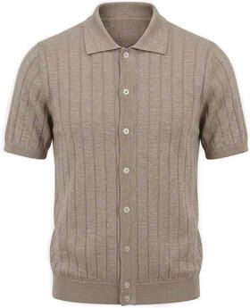 Jeordie's Polo Shirt Korte Mouw 80592 CAMICIA MM COSTE-300 BEIGE