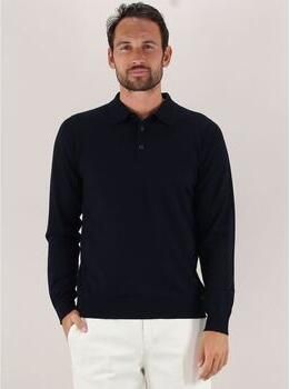 Jeordie's Polo Shirt Lange Mouw 30621 POLO MERINOS-400 BLEU
