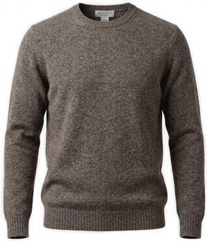 Jeordie's Trui 50567 GIRO CASHMERE MOULINÈ-035 MARRONE MOULINE