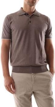 Jeordie's Sport-T-shirts 60521 POLO MM RASATO-335 MASTICE MELANGE.
