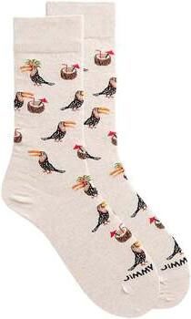 Jimmy Lion Sokken TROPICALTOUCAN-BEIGE