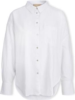 JJXX Blouse Jamie Linen Shirt L S White