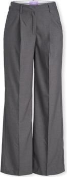 JJXX Broek Noos Ellis Wide Trousers Dark Grey Melange