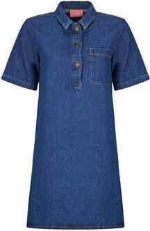 JJXX relaxed fit minijurk in denimlook model 'Amara'