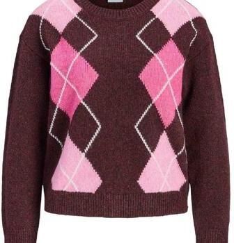 JJXX relaxed fit gebreide pullover van wolmix model 'HARVI'