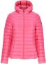 Jott Cloe Gewatteerde Jas met Capuchon Blijf Warm en Stijlvol Pink Dames - Thumbnail 1