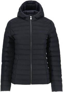 Jott Blauwe Wollen Hooded Donsjas Blauw Dames