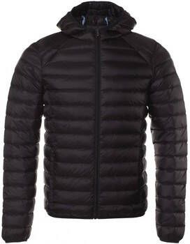 Jott Gewatteerde jas met capuchon Zwart Black Heren