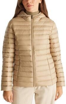 Jott Cloe Gewatteerde Jas Beige Capuchon Beige Dames