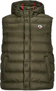 Jott Lichte mouwloze gewatteerde jas Groen Green Heren