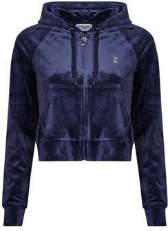 Juicy Couture Trainingsjack Madison Classic Velour Hoodie With Juicy Logo