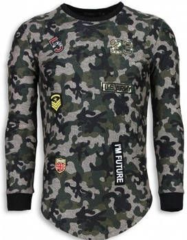 Justing Sweater th US Army Camouflage Long Fit