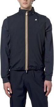K-way Blauw Mouwloos Vest met Afneembare Capuchon Blue Heren - Foto 2