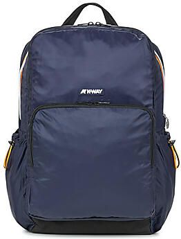 K-way Blauwe Nylon Rugzak met Meerdere Comparti ten Blue Unisex