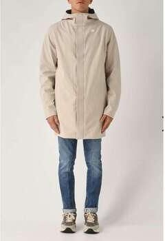 K-way Beige Trenchcoat met capuchon en fleece voering Beige Heren - Foto 2