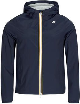 K-way Blauwe Stretch Nylon Jersey Jas Blue Heren - Foto 2