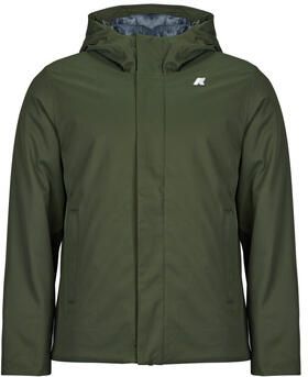 K-way Groene Waterdichte Winddichte Hooded Jas Green Heren